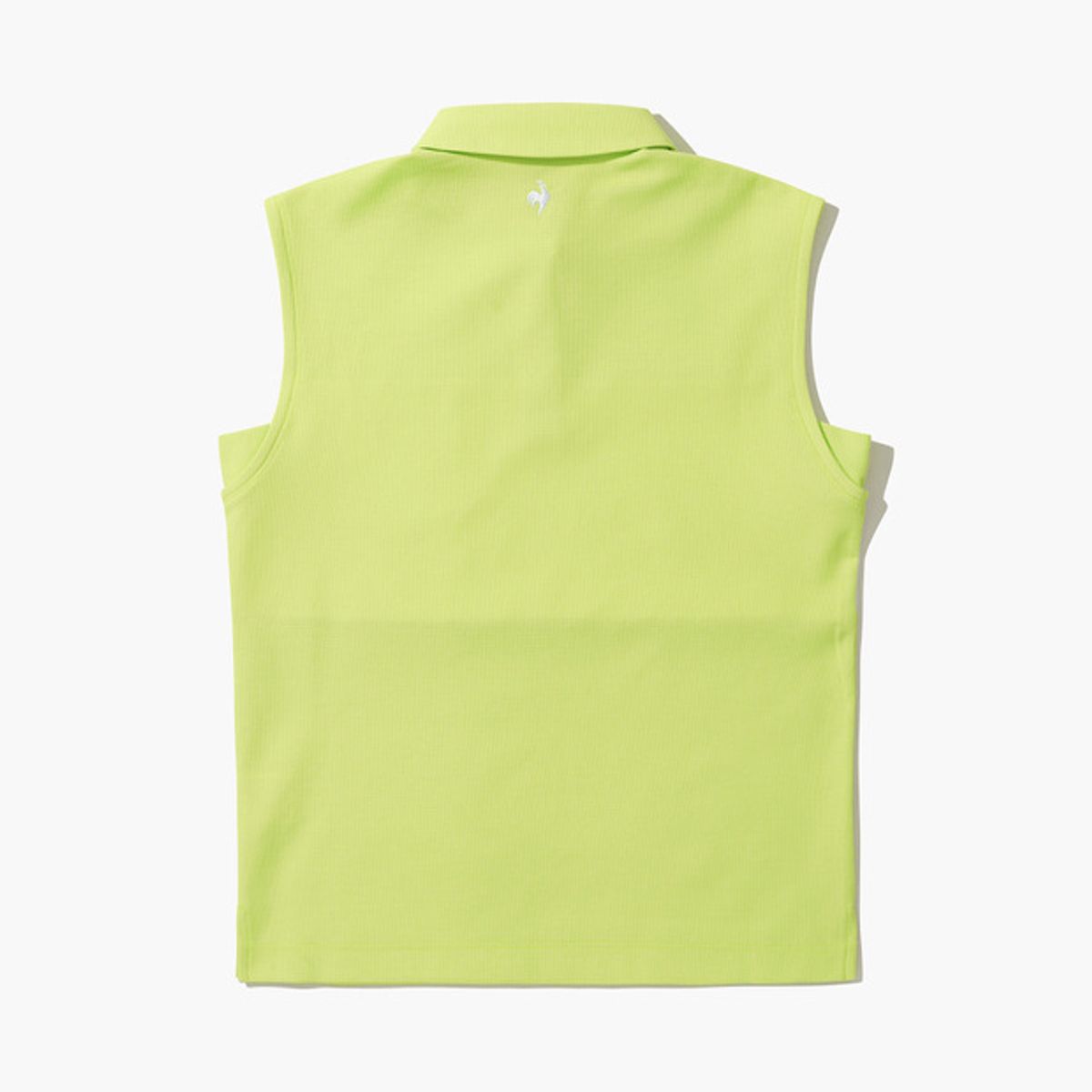 르꼬끄 골프(LECOQ GOLF) 여성 컬러 배색 슬리브리스 카라 티셔츠 (GP222LSL53)