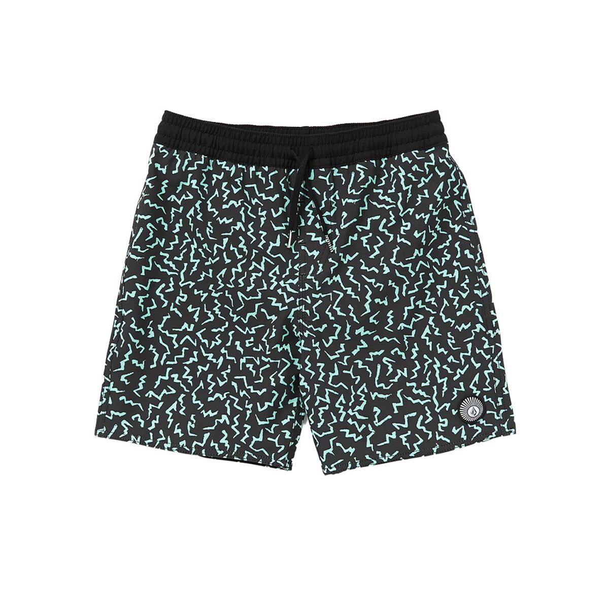 볼컴(VOLCOM) 키즈 아스팔트 비치 트렁크(블랙)