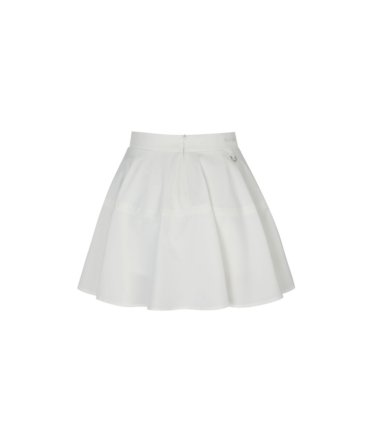 플레이부(PLAYBOO) SUMMER SKATER SKIRT W/INNER PANTS_White