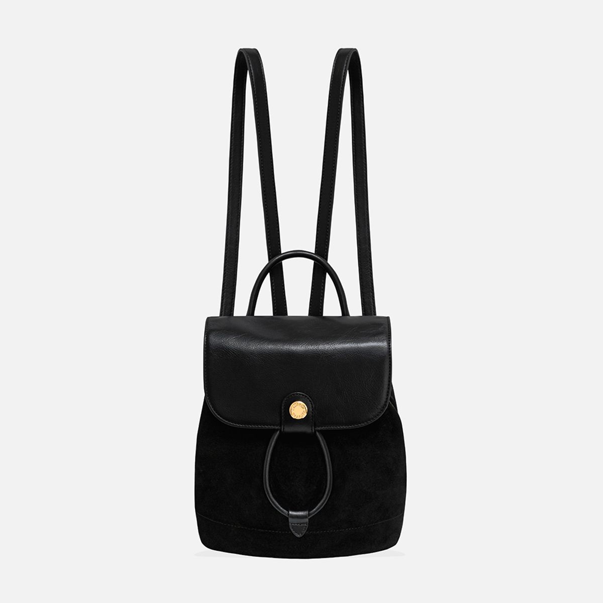 드메이커(DEMAKER) Jour suede backpack-black