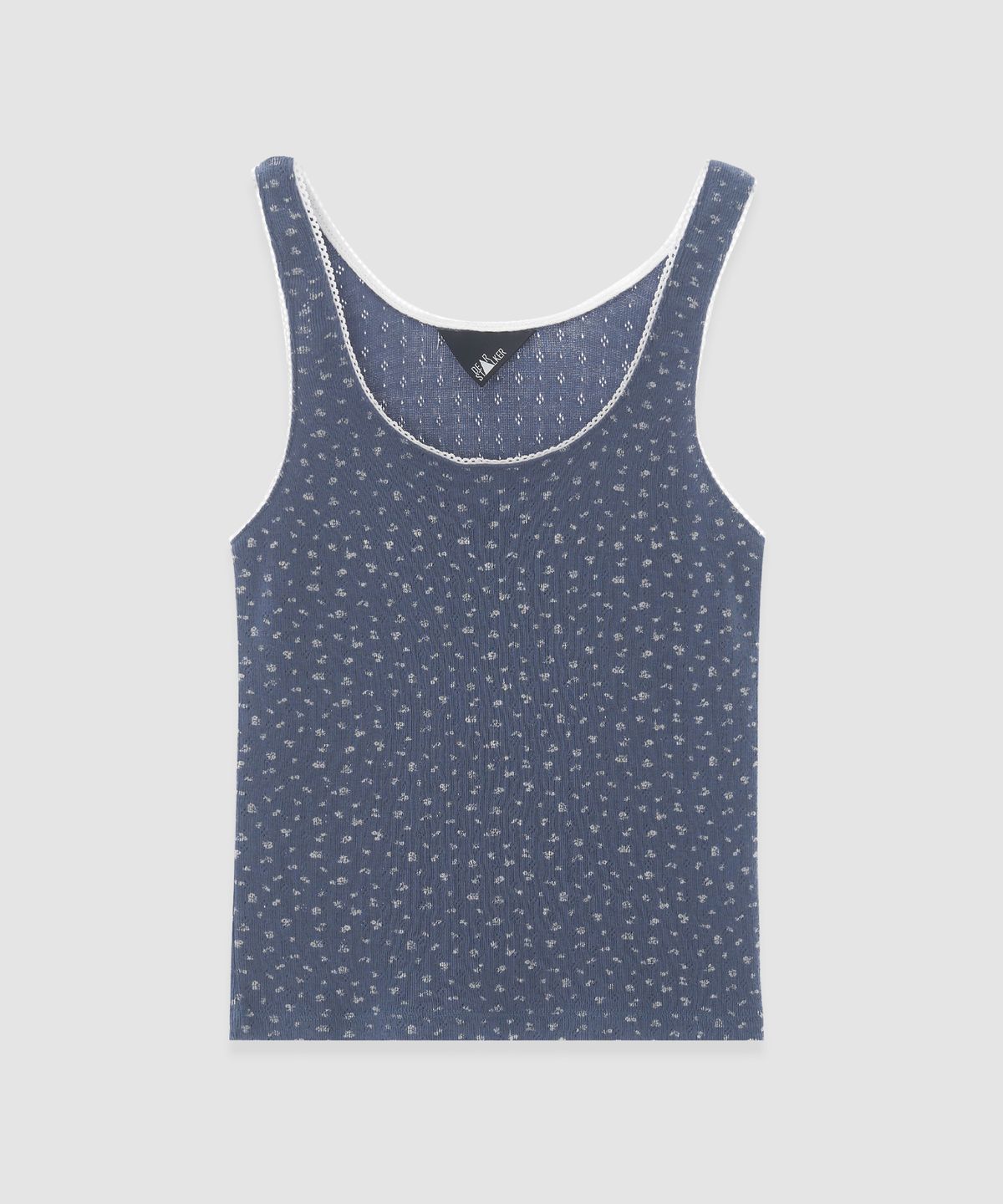 디어스토커(DEARSTALKER) D. BASIC COTTON FLOWER TOP - 4 COLOR