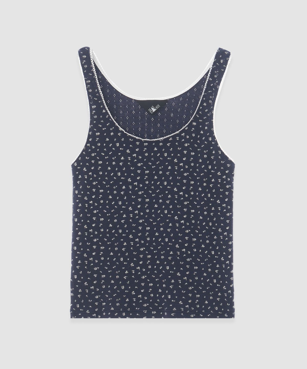 디어스토커(DEARSTALKER) D. BASIC COTTON FLOWER TOP - 4 COLOR
