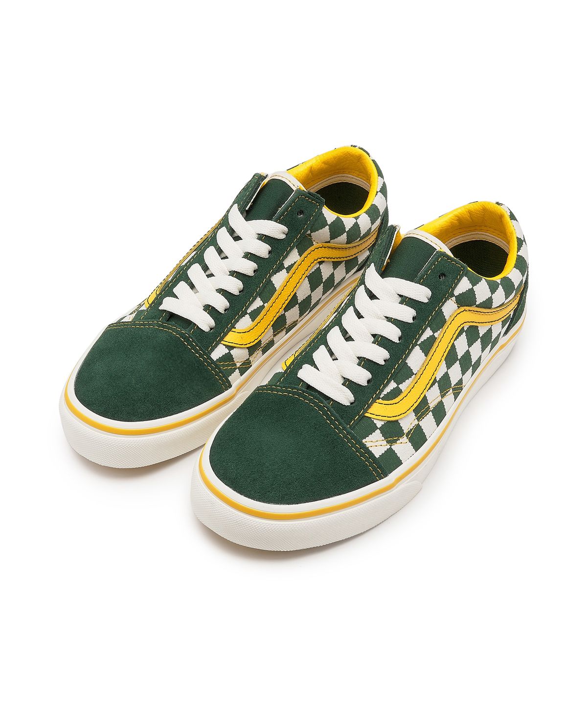 반스(VANS) 반스Ⅹ레어버스 올드스쿨 - (아티스트컬렉션) 그린:옐로우 / VN000CR502I1