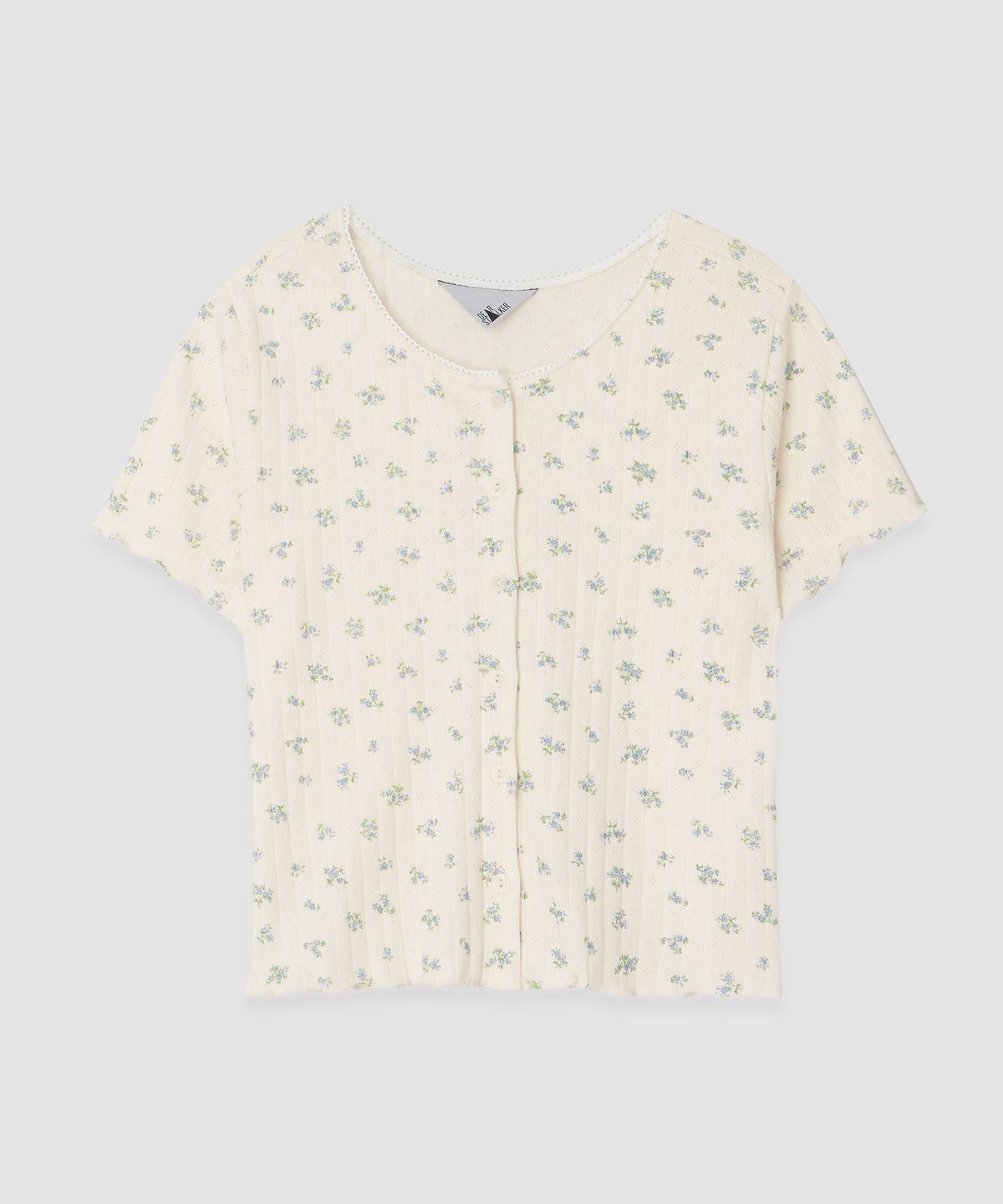 디어스토커(DEARSTALKER) D. BASIC COTTON FLOWER CARDIGAN - 3 COLOR