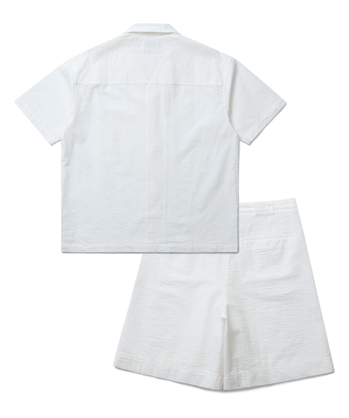 커넥트킨록(CONNECT KINLOCH) [SET] 시어서커 하프 셋업 (화이트)