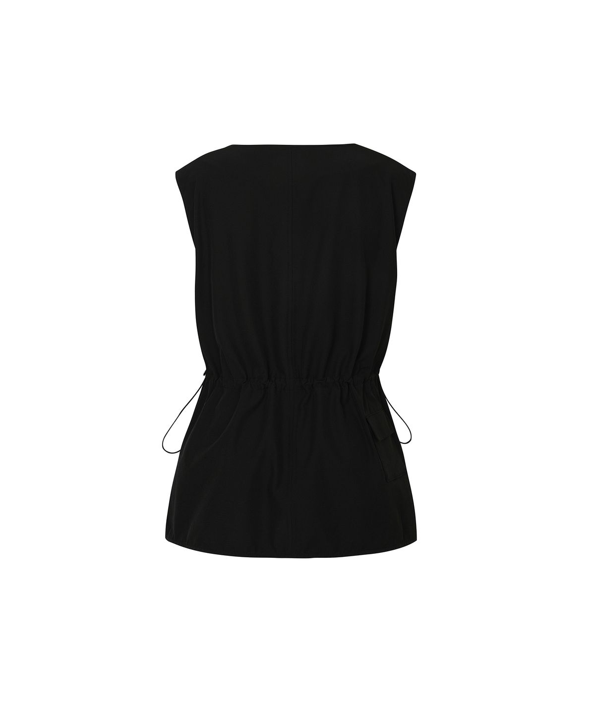 플레이부(PLAYBOO) SUMMER V-NECK VEST_Black