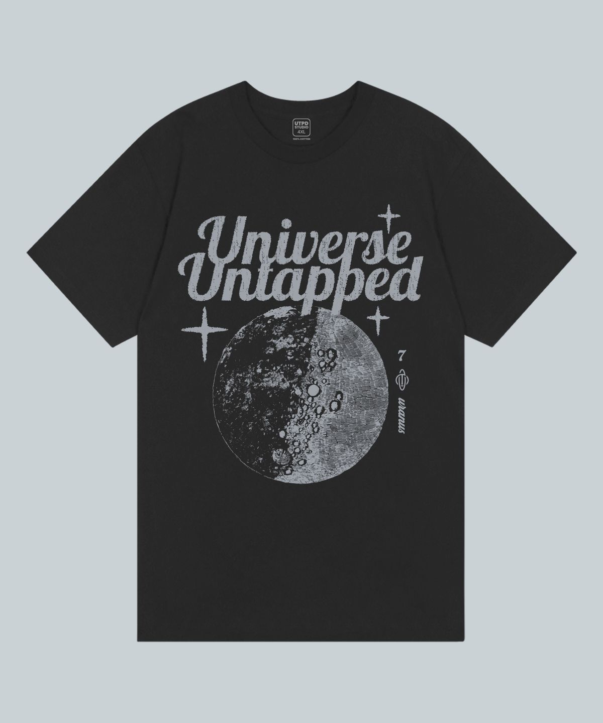 언탭트 스튜디오(UNTAPPED STUDIO) 우라노스7 퓨어코튼 빅 오버핏 반팔 티셔츠 2 COLOR