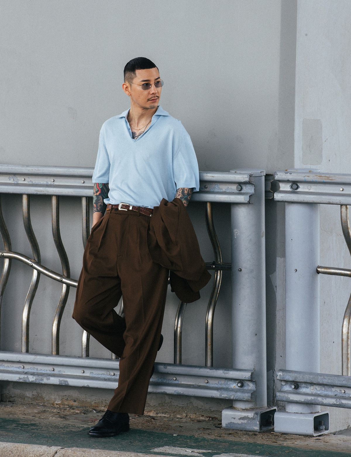 네이머클로딩(NAMERCLOTHING) MODIFY PANTS BROWN
