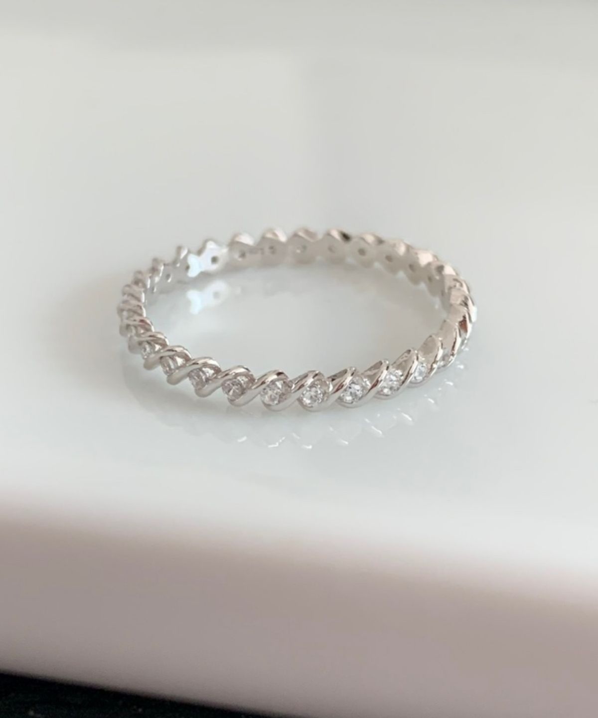 바라두(BARADU) [BARADU 925] Sparkle twist ring