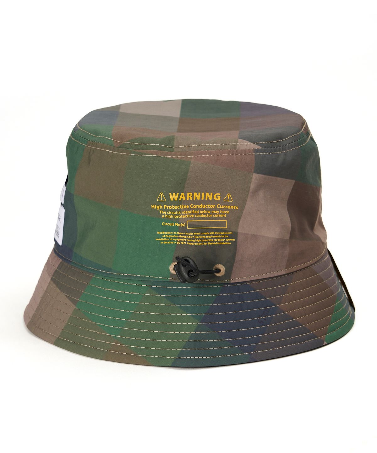 스티그마(STIGMA) Square Camouflage Reversible Bucket Hat Green
