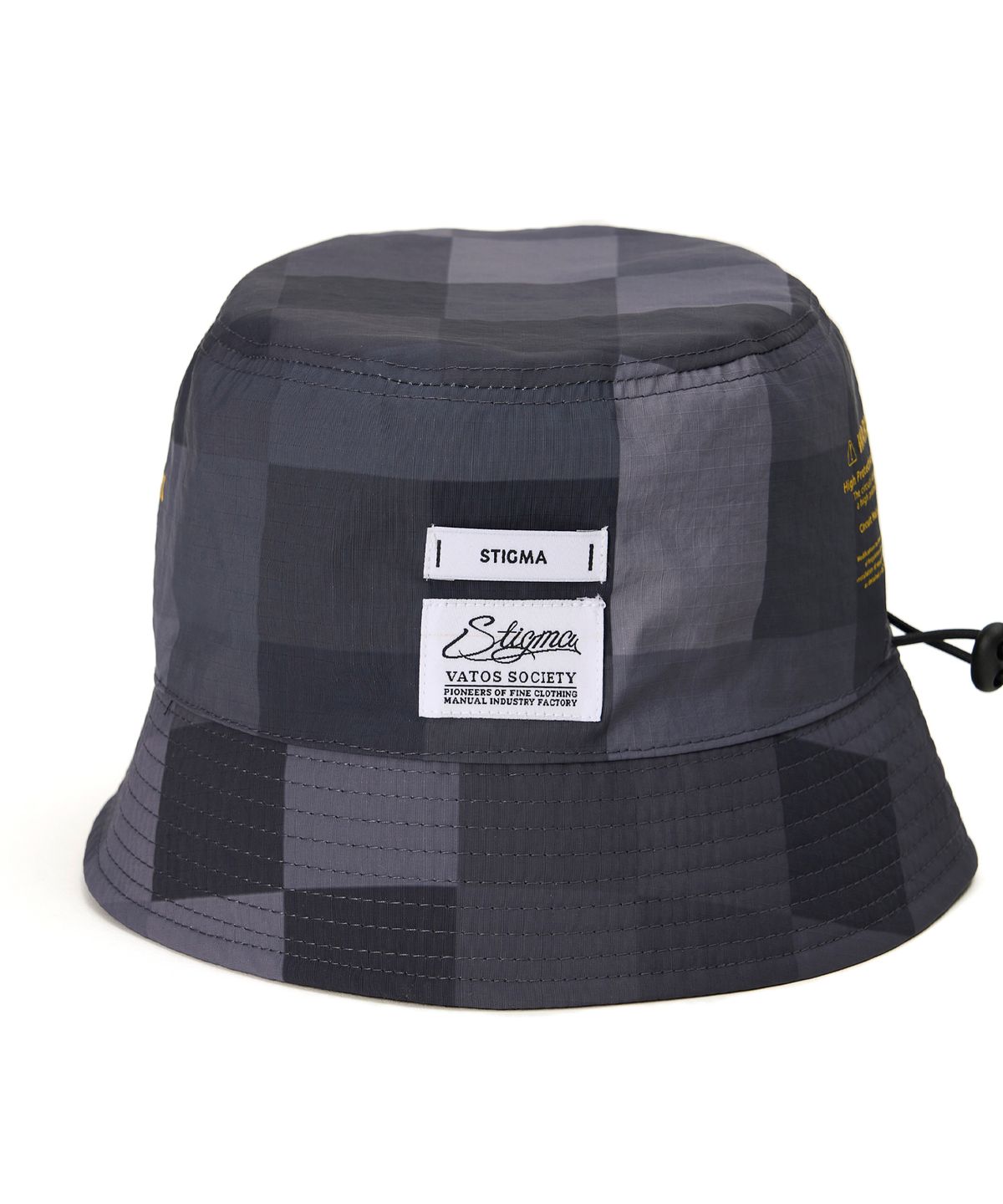 스티그마(STIGMA) Square Camouflage Reversible Bucket Hat Gray
