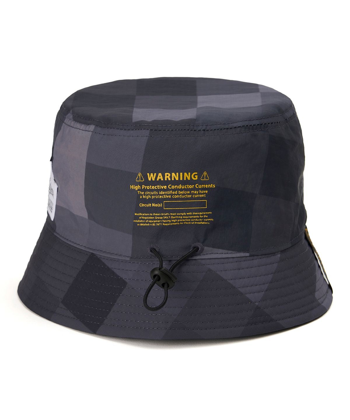 스티그마(STIGMA) Square Camouflage Reversible Bucket Hat Gray
