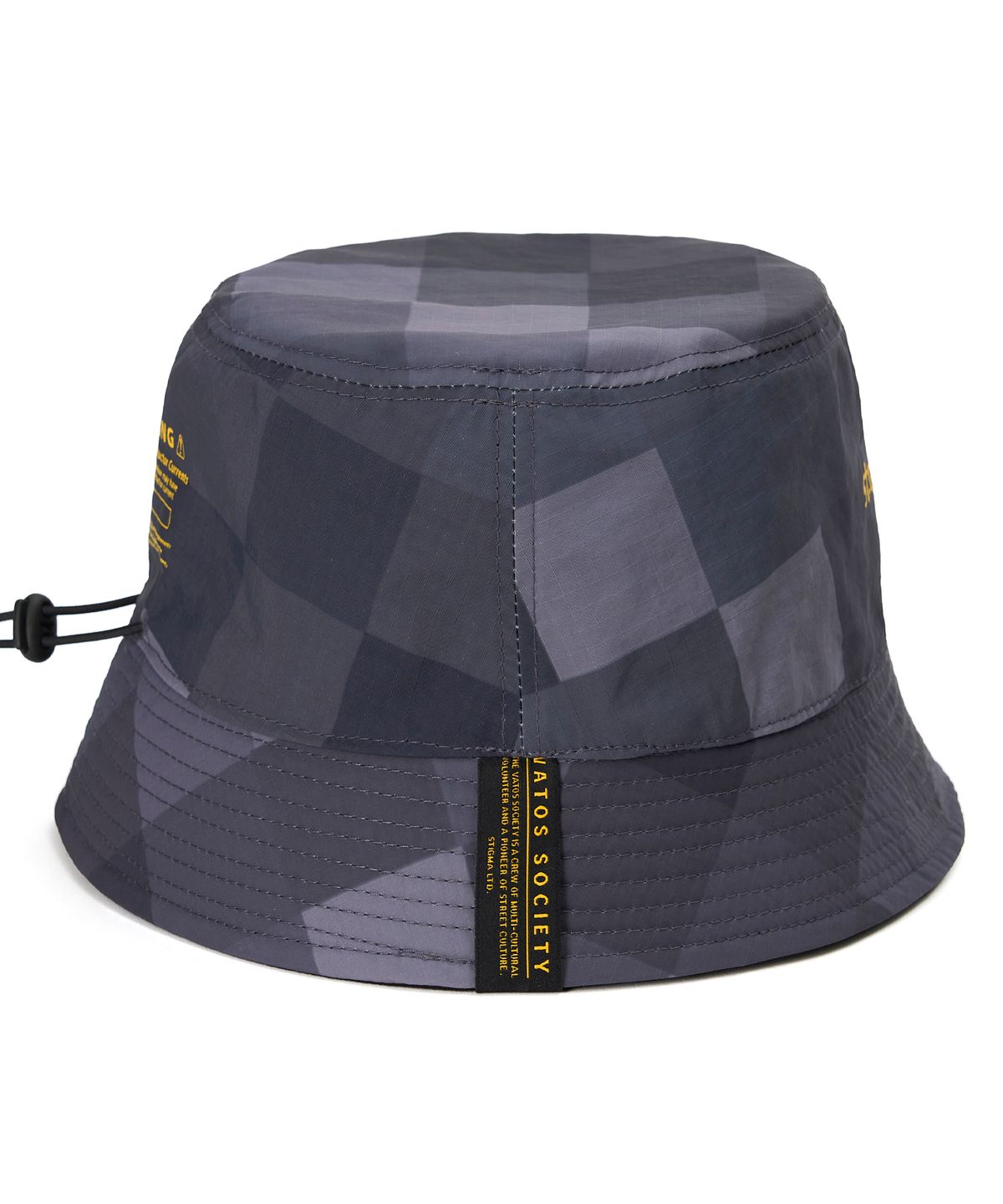 스티그마(STIGMA) Square Camouflage Reversible Bucket Hat Gray
