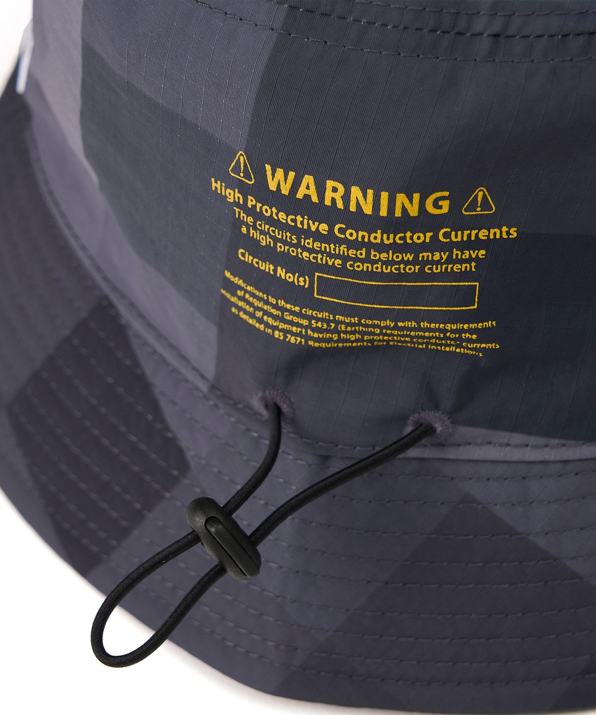 스티그마(STIGMA) Square Camouflage Reversible Bucket Hat Gray