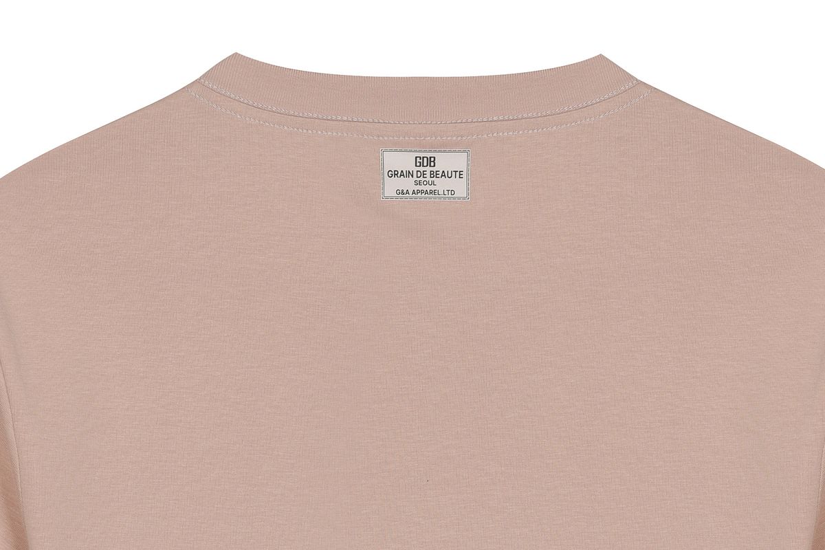 그랭드보떼(GRAIN DE BEAUTE) NEO T-SHIRT 01 [INDI PINK]