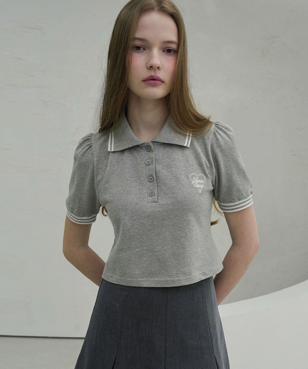 비바셔스(VIVACIOUS) Petit Collar Shirt - 4COL
