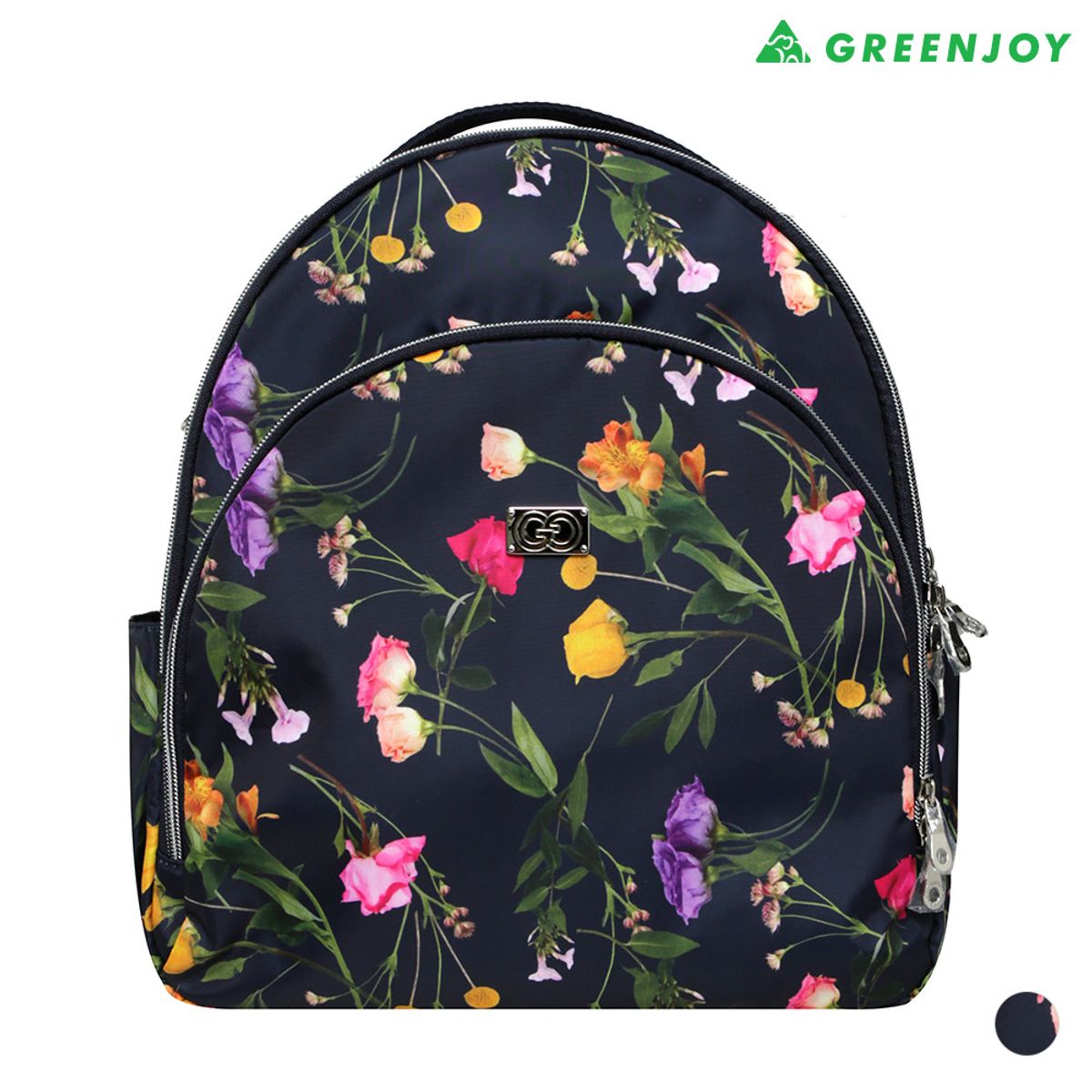그린조이(GREENJOY) 여성 프린트 멀티백팩