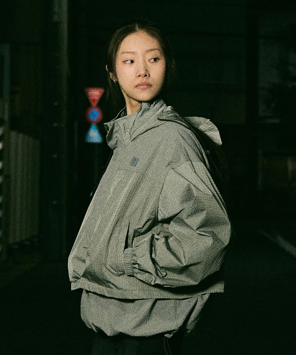 캠프사이드(CAMPSIDE) C2 더블트래커 아노락 자켓 그레이 CJK112