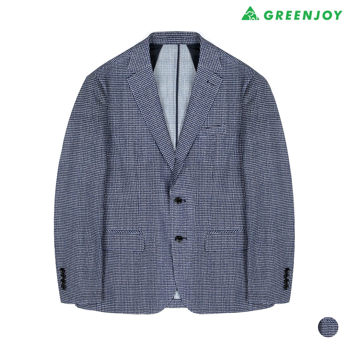 그린조이(GREENJOY) 남성 마이크로 프린트 자켓