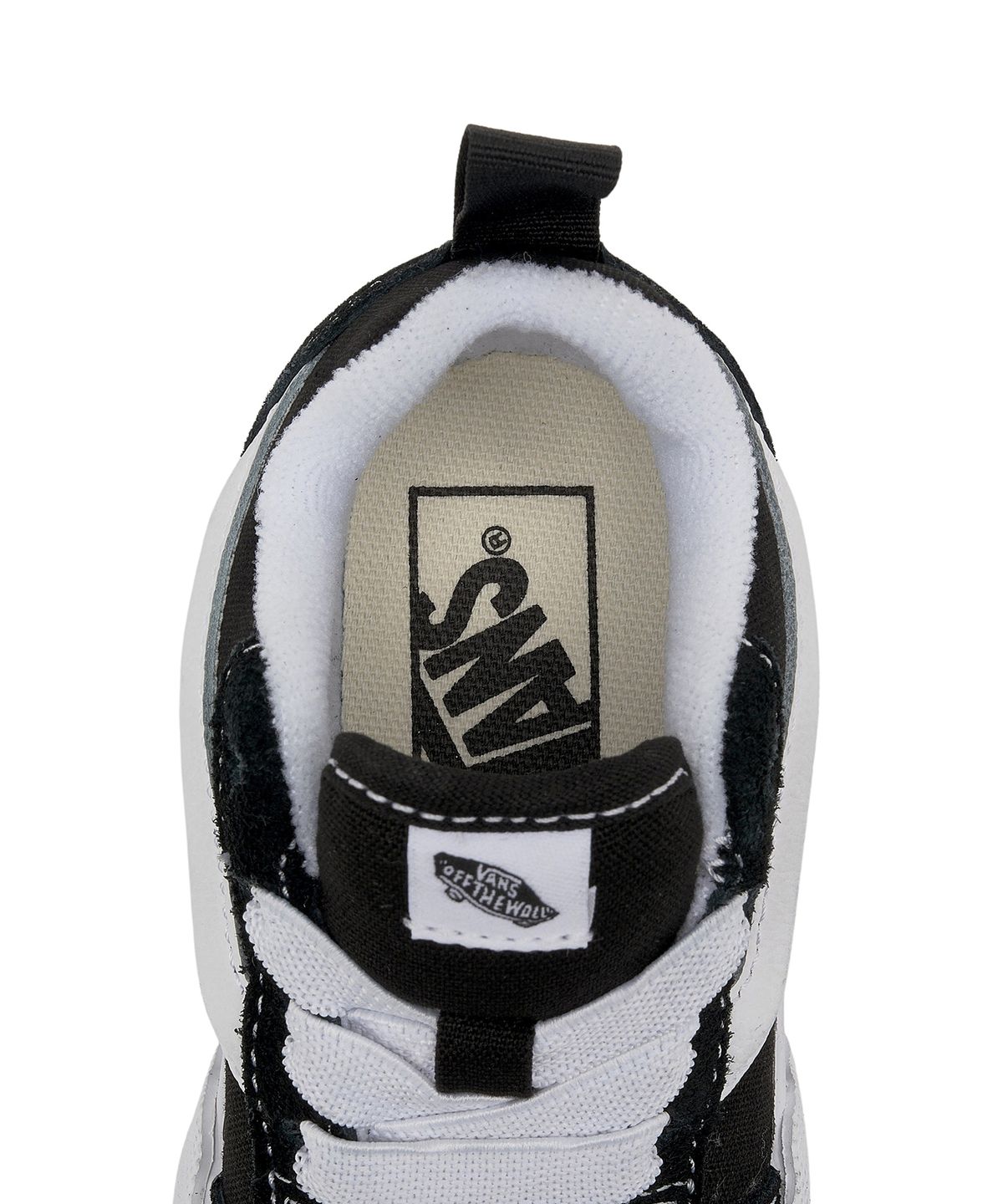 반스 키즈(VANS KIDS) 뉴스쿨 엘라스틱 레이스 토들러 - 블랙:트루 화이트 / VN000D0K6BT1