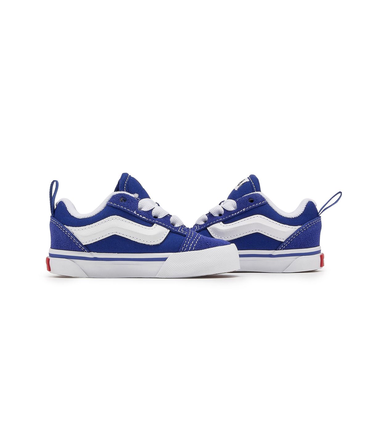 반스 키즈(VANS KIDS) 뉴스쿨 엘라스틱 레이스 토들러 - 블루:트루 화이트 / VN000D0KBES1