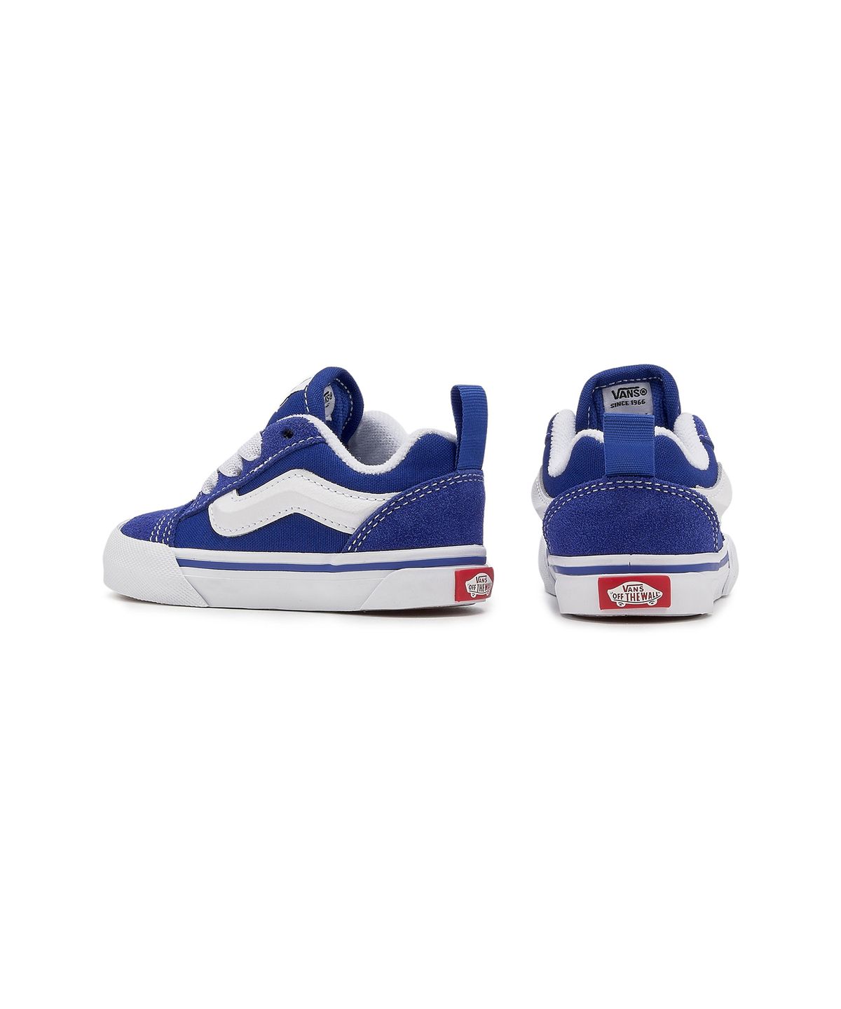 반스 키즈(VANS KIDS) 뉴스쿨 엘라스틱 레이스 토들러 - 블루:트루 화이트 / VN000D0KBES1
