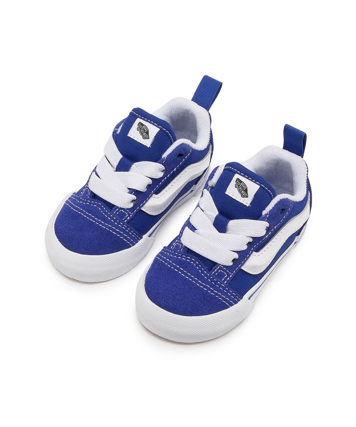 반스 키즈(VANS KIDS) 뉴스쿨 엘라스틱 레이스 토들러 - 블루:트루 화이트 / VN000D0KBES1