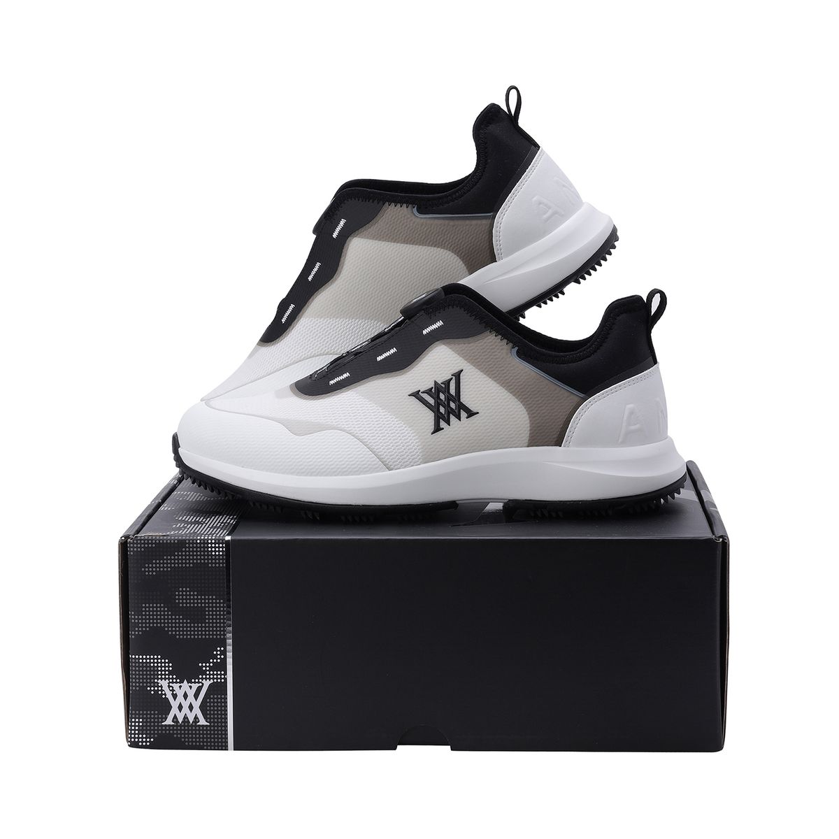 어뉴골프(ANEW GOLF) (M) GLAZE DIAL SNEAKERS_BK