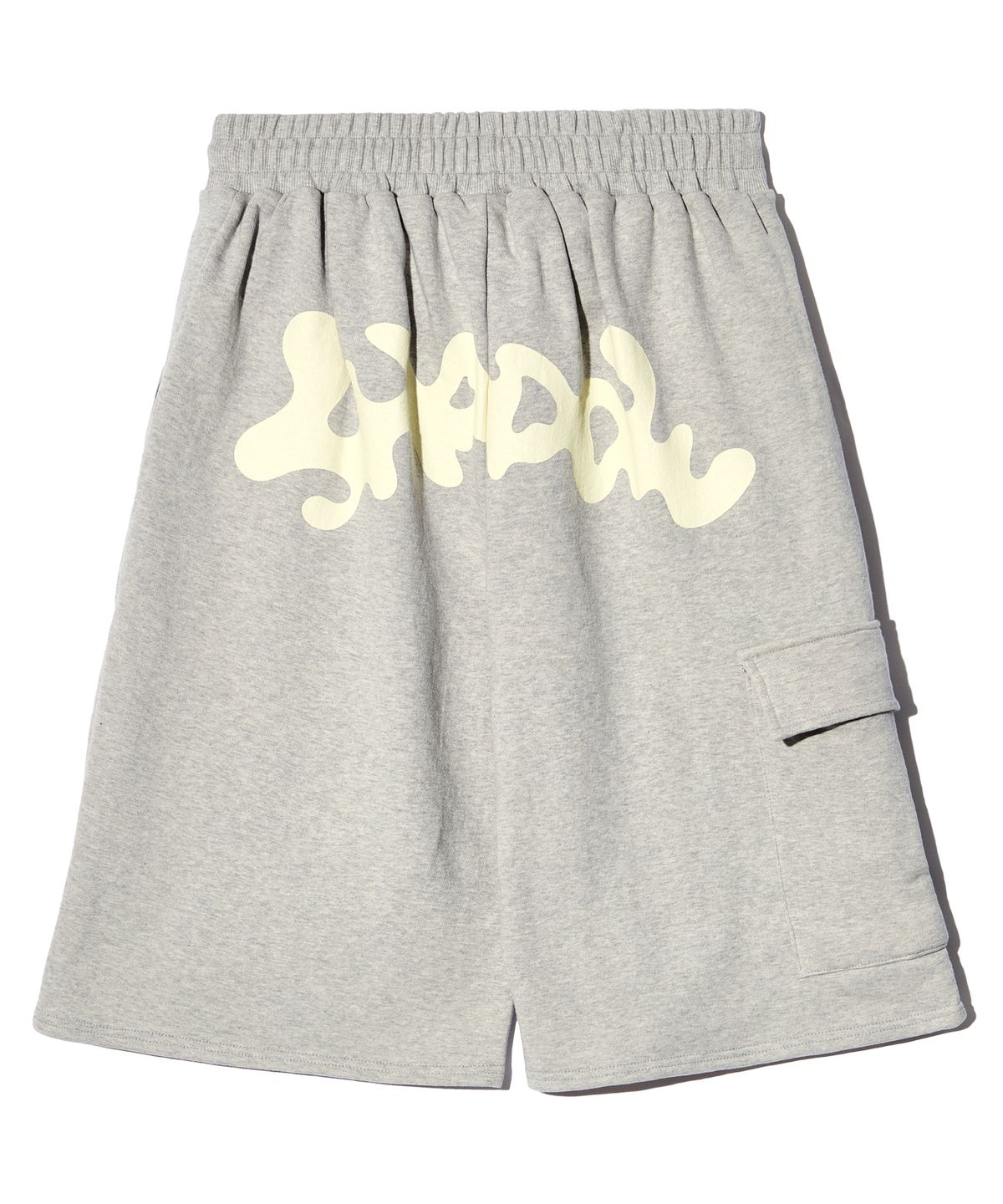 피스메이커(PIECE MAKER) TS LOGO BERMUDA SWEAT PANTS (GREY)
