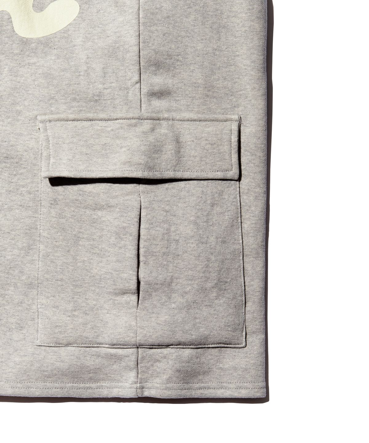 피스메이커(PIECE MAKER) TS LOGO BERMUDA SWEAT PANTS (GREY)
