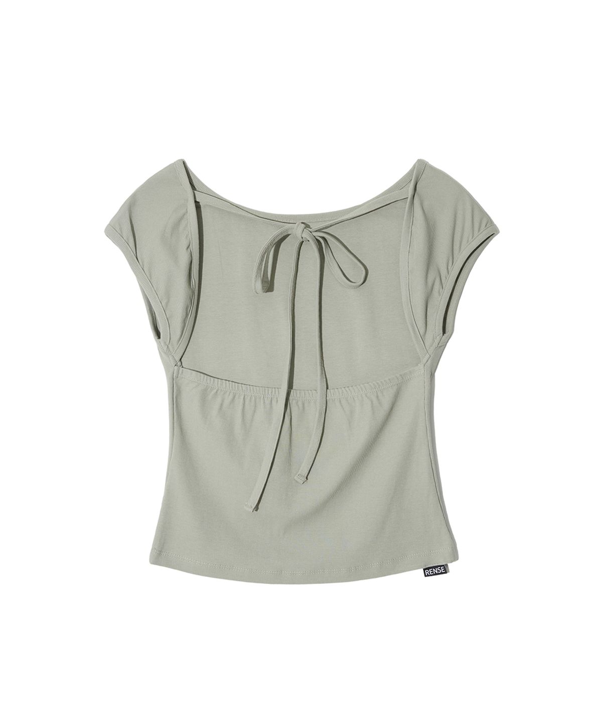 렌세(RENSE) Back Open Top Soft Khaki