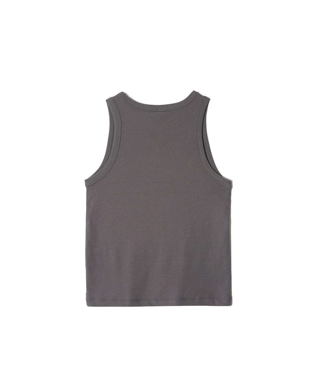 렌세(RENSE) Tone on Tone Logo Sleeveless Charcoal