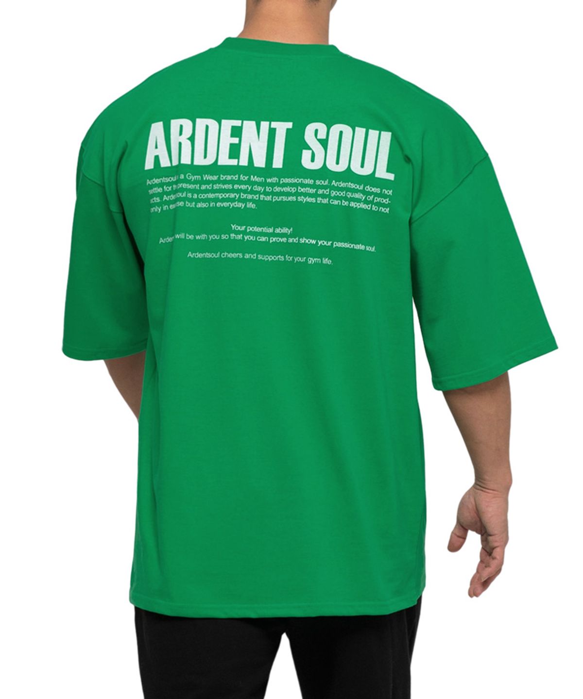 아던트소울(ARDENTSOUL) [2Pack]시그니처 백로고 오버핏 반팔 6 color