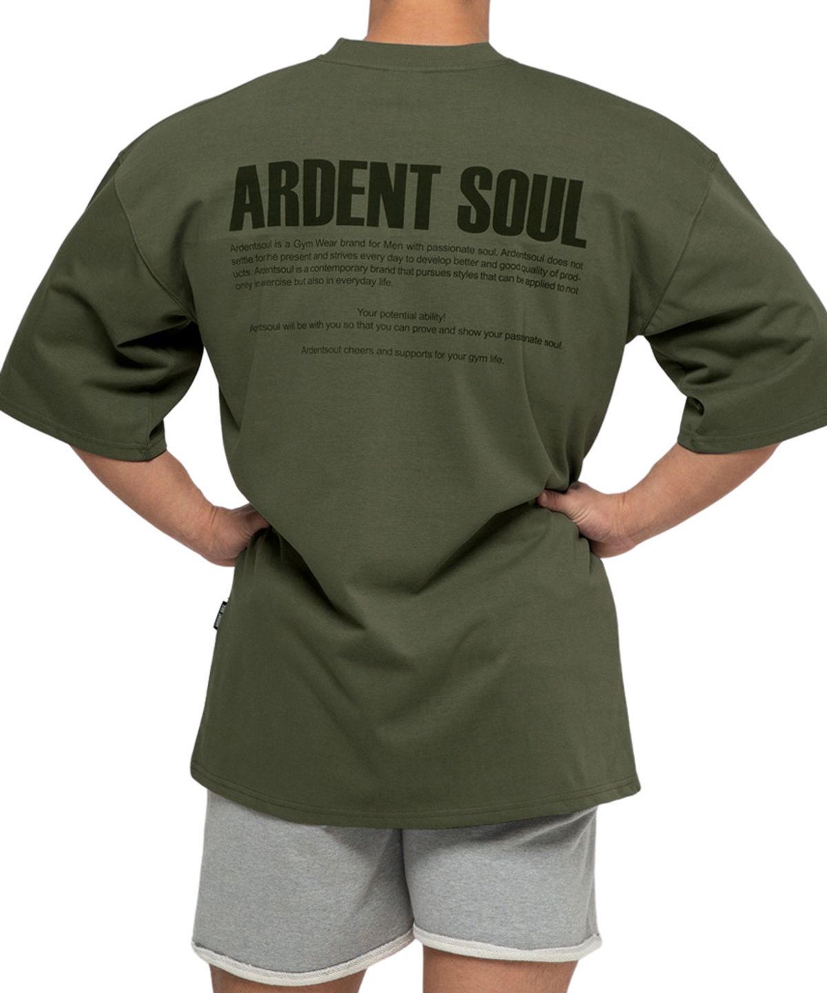 아던트소울(ARDENTSOUL) [2Pack]시그니처 백로고 오버핏 반팔 6 color