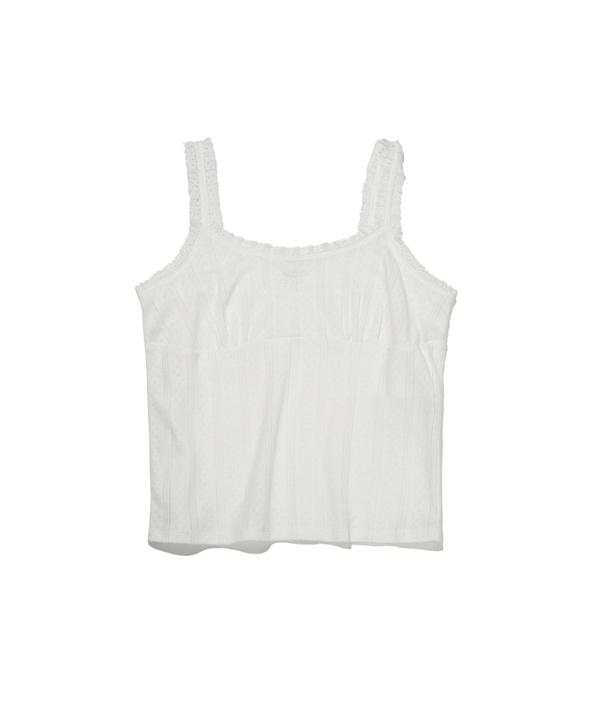 핍펫(PIPPET) Lace Punching Sleeveless (white)