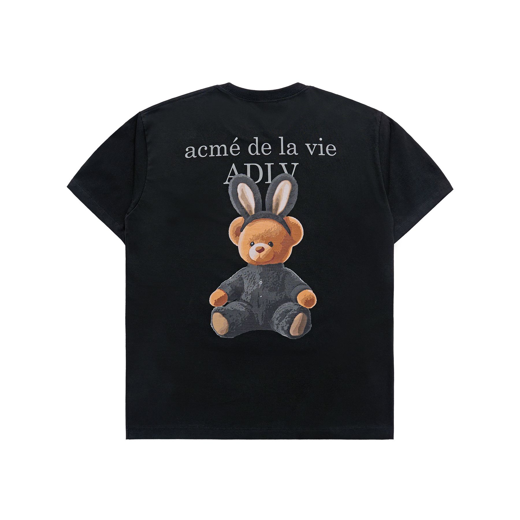 MUSINSA | acmé de la vie RABBIT BEAR DOLL LOGO SHORT SLEEVE