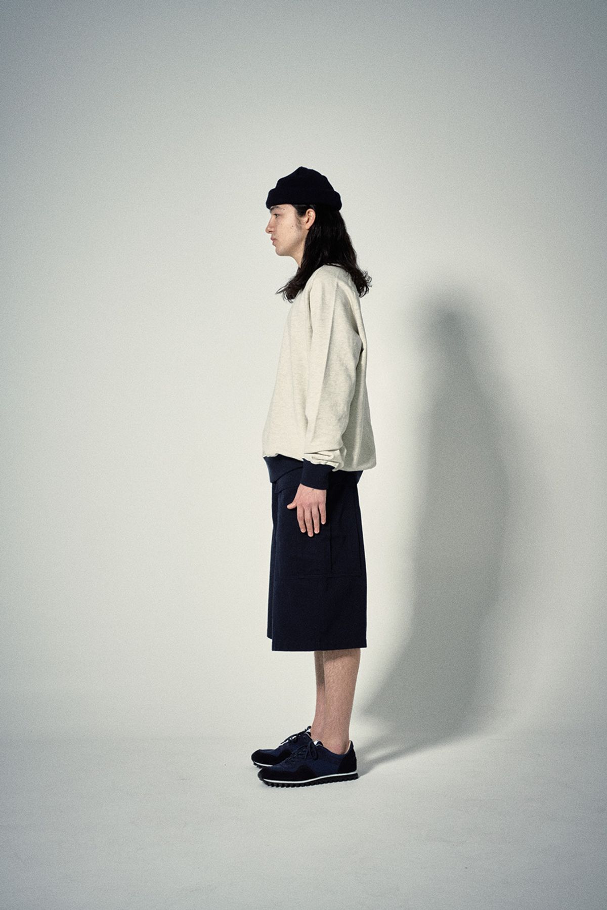 히즈핸더(HISHANDER) MILITARY P44 WIDE SHORTS [Navy]