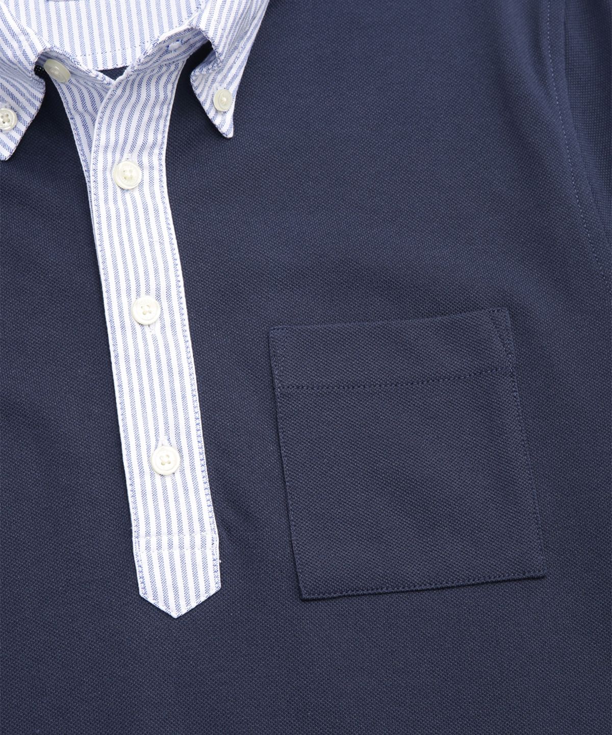 브룩스 브라더스(BROOKS BROTHERS) 옥스포드 칼라 빈티지 폴로 셔츠 (네이비) (BBNTMM8704QEM)