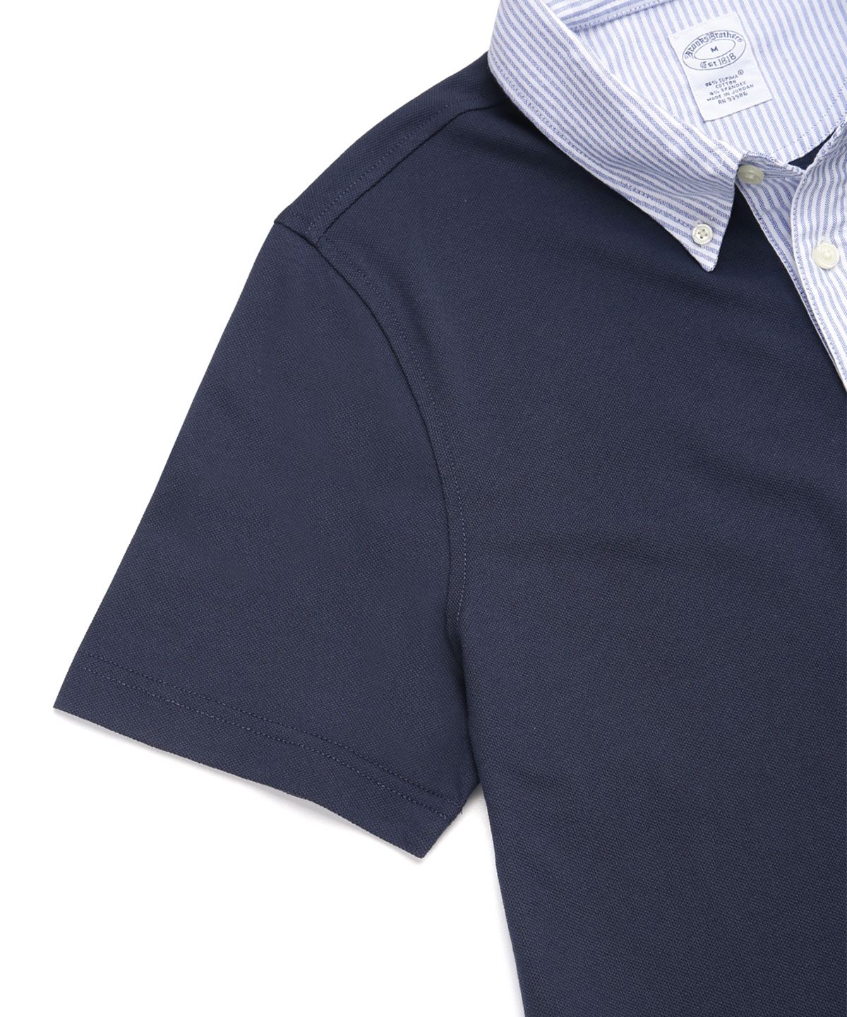 브룩스 브라더스(BROOKS BROTHERS) 옥스포드 칼라 빈티지 폴로 셔츠 (네이비) (BBNTMM8704QEM)