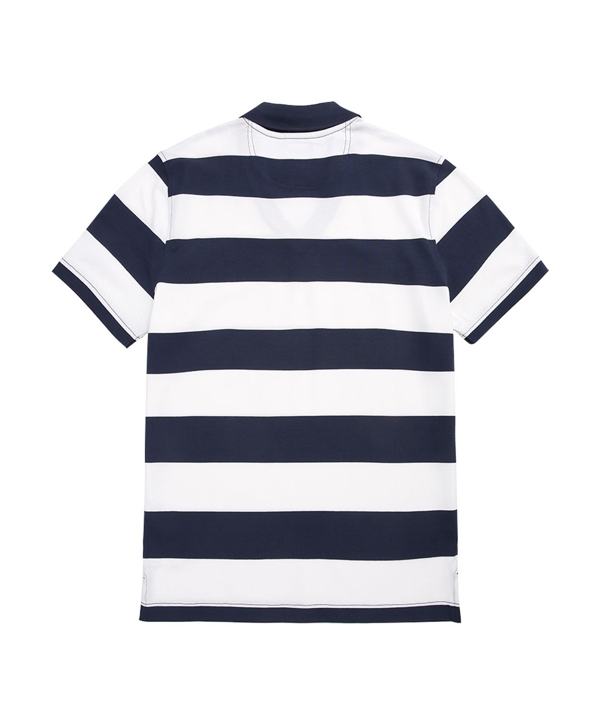 브룩스 브라더스(BROOKS BROTHERS) 조니 칼라 스트라이프 폴로 셔츠 (네이비) (BBNTMM8740QEM)