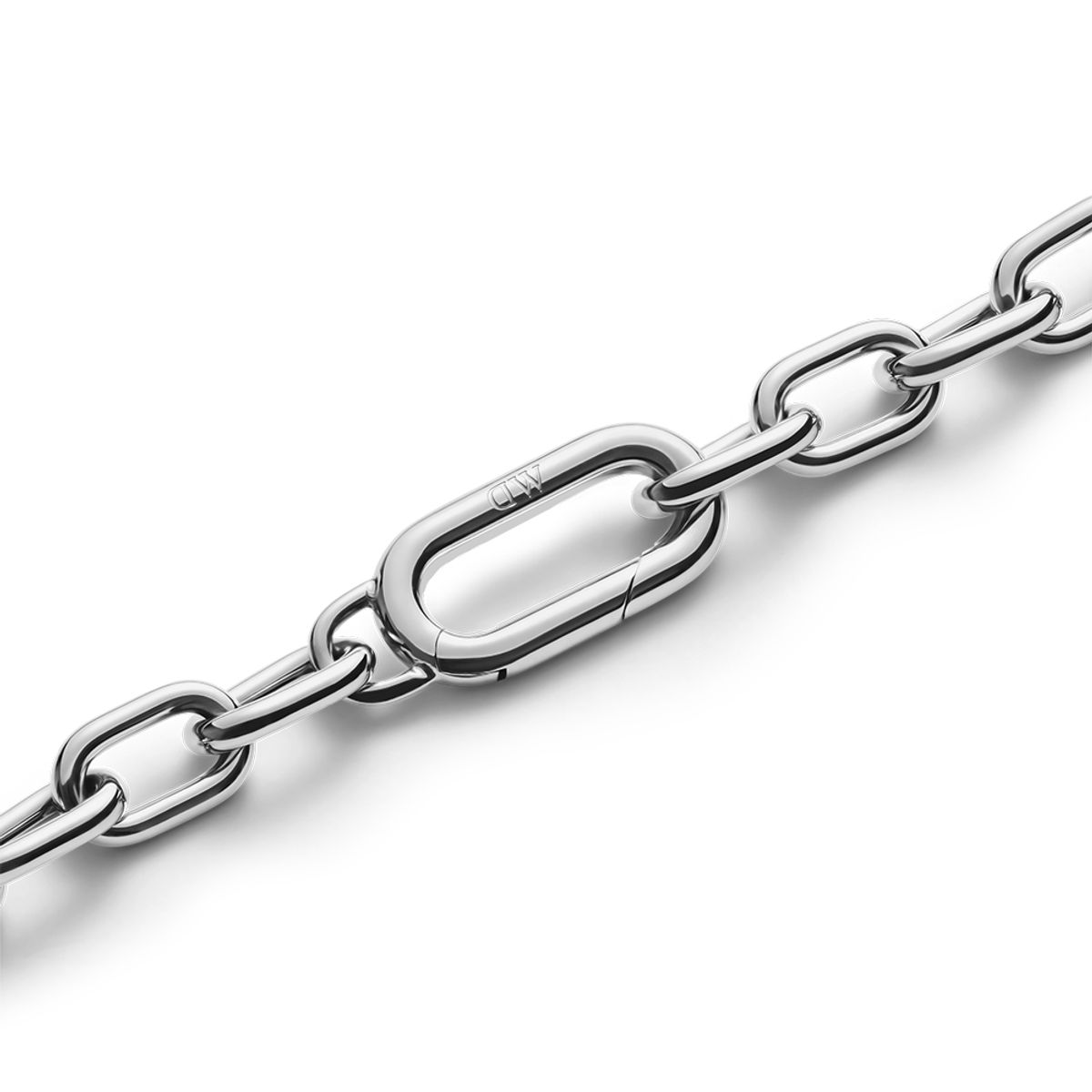 다니엘 웰링턴(DANIEL WELLINGTON) CRYSTAL LINK NECKLACE 카라비너 큐빅 체인 목걸이