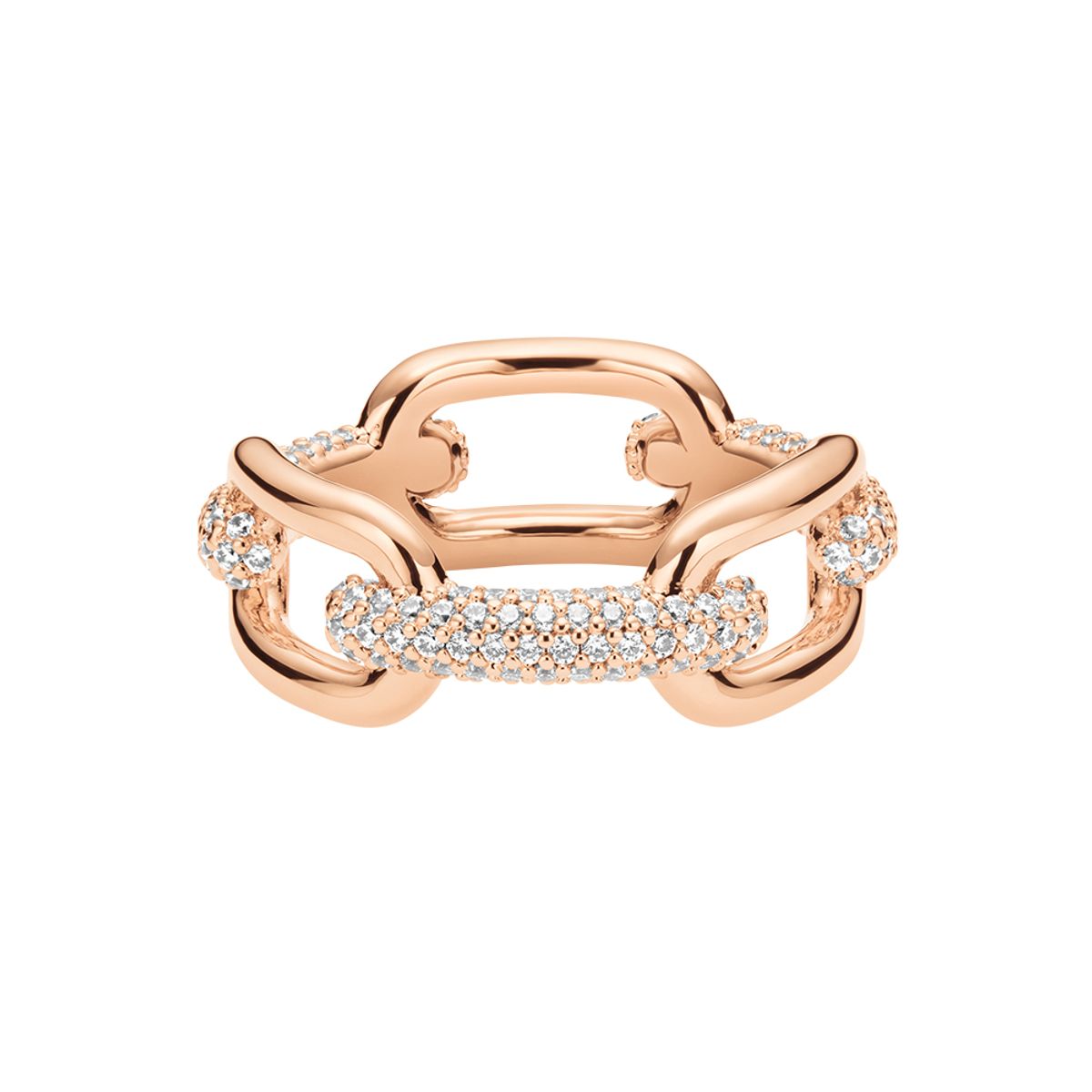 다니엘 웰링턴(DANIEL WELLINGTON) CRYSTAL LINK RING 큐빅장식 패션반지 커플링