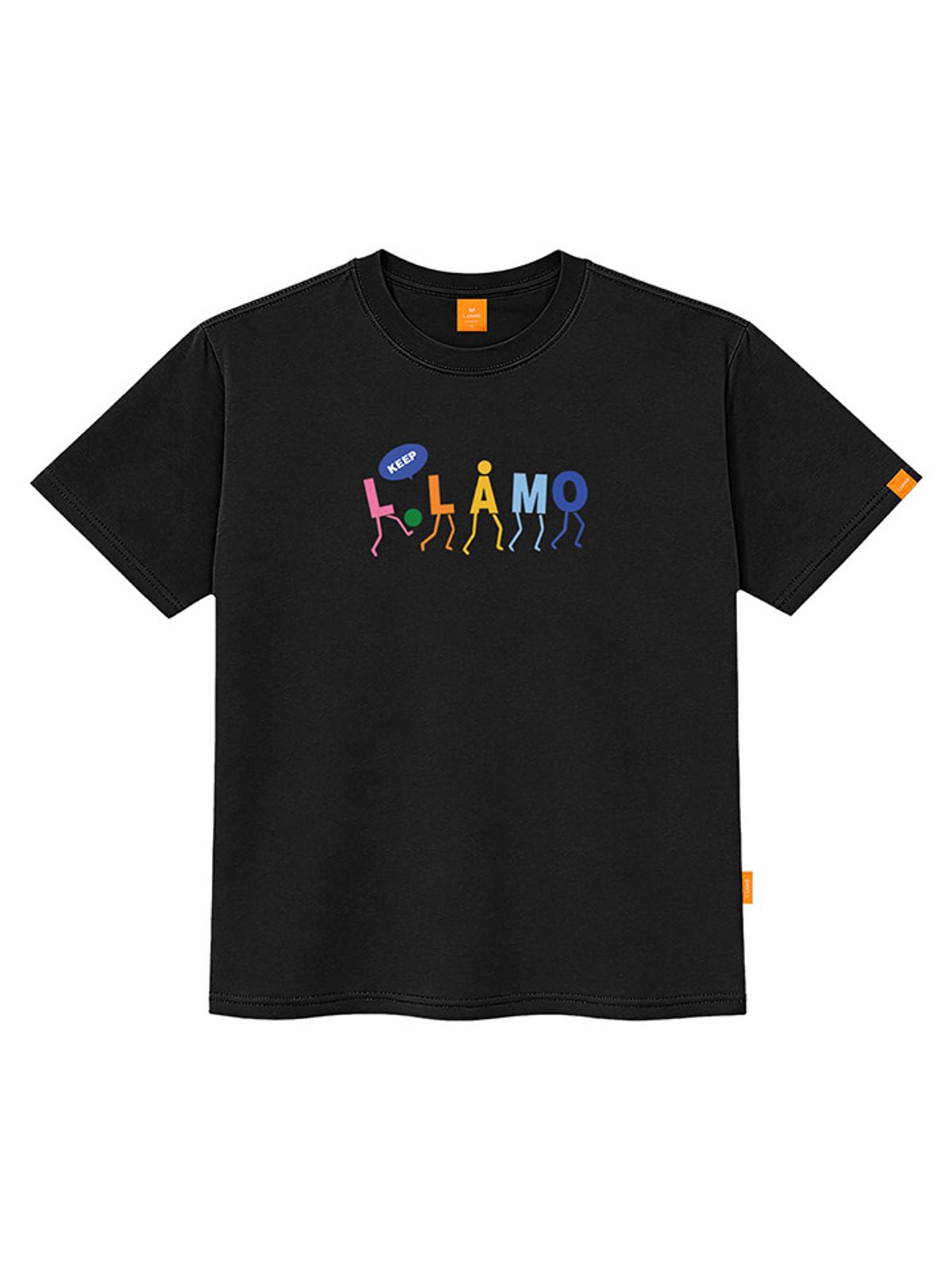 엘라모(LLAMO) 컬러라모 반팔티셔츠 남녀공용 빅사이즈 S~4XL