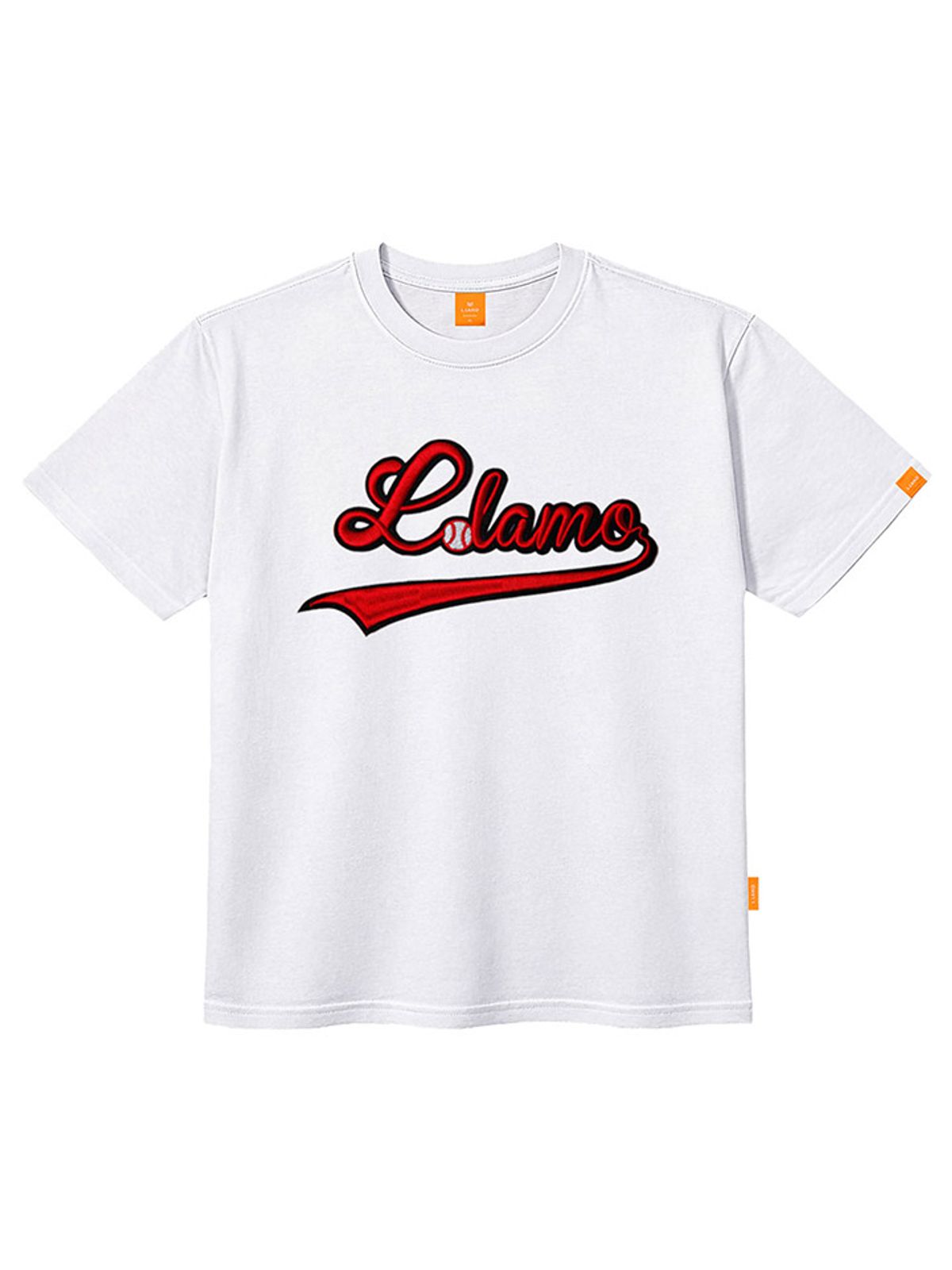 엘라모(LLAMO) 베이스볼 반팔티셔츠 남녀공용 빅사이즈 S~4XL