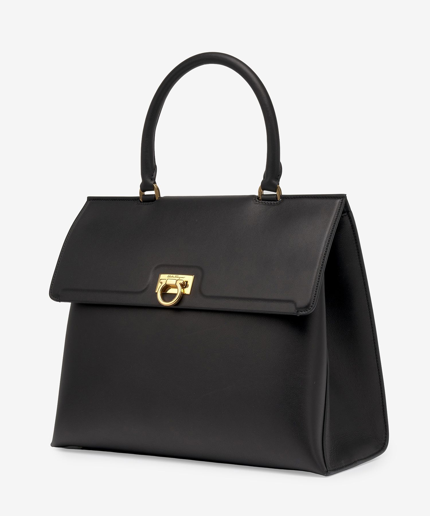 ■FERRAGAMO■ Gancini Trifolio Tote Bag Black 210400740806 2 MUSINSA | SALVATORE FERRAGAMO Gancini Trifolio Tote Bag