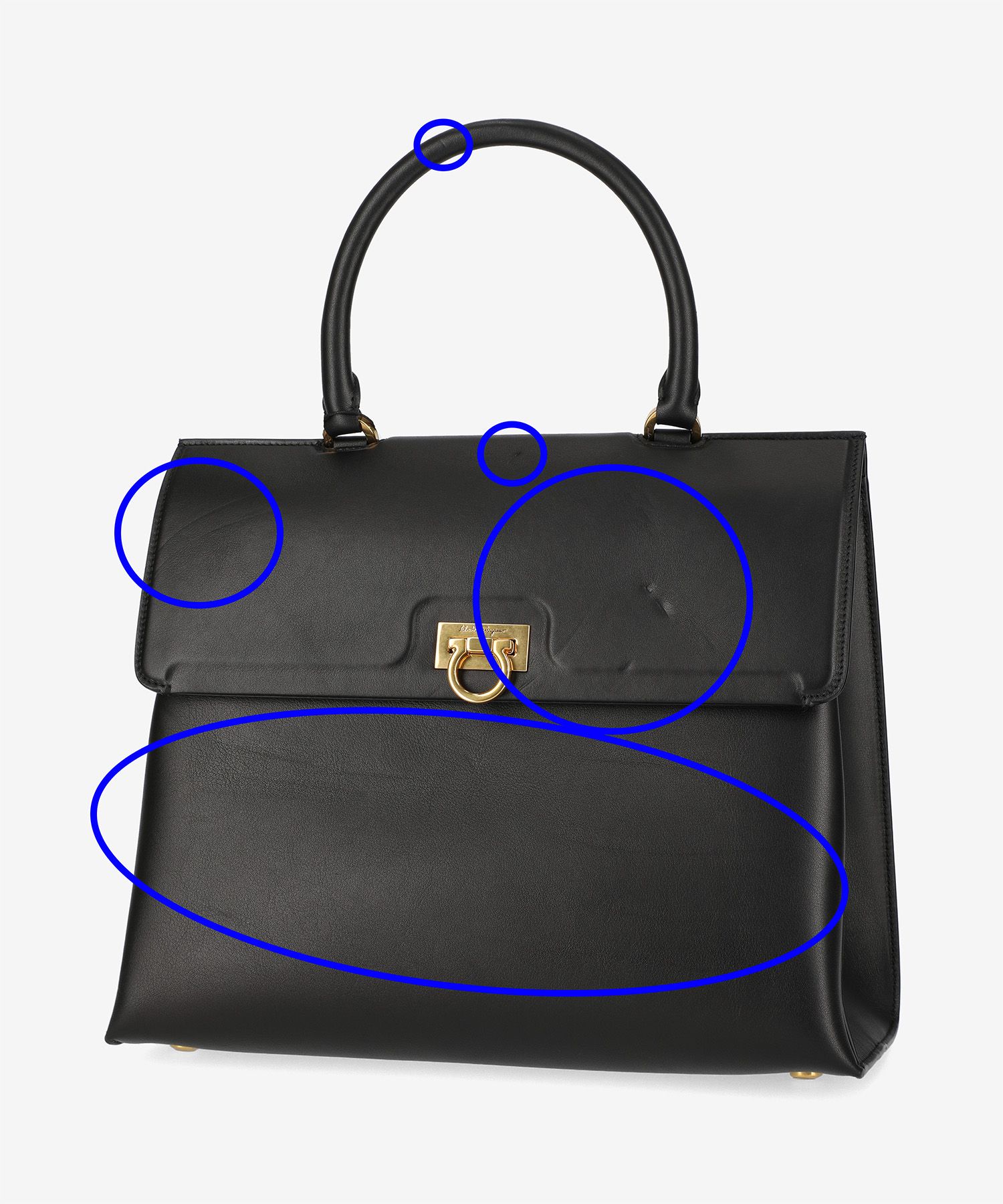 MUSINSA | SALVATORE FERRAGAMO Gancini Trifolio Tote Bag