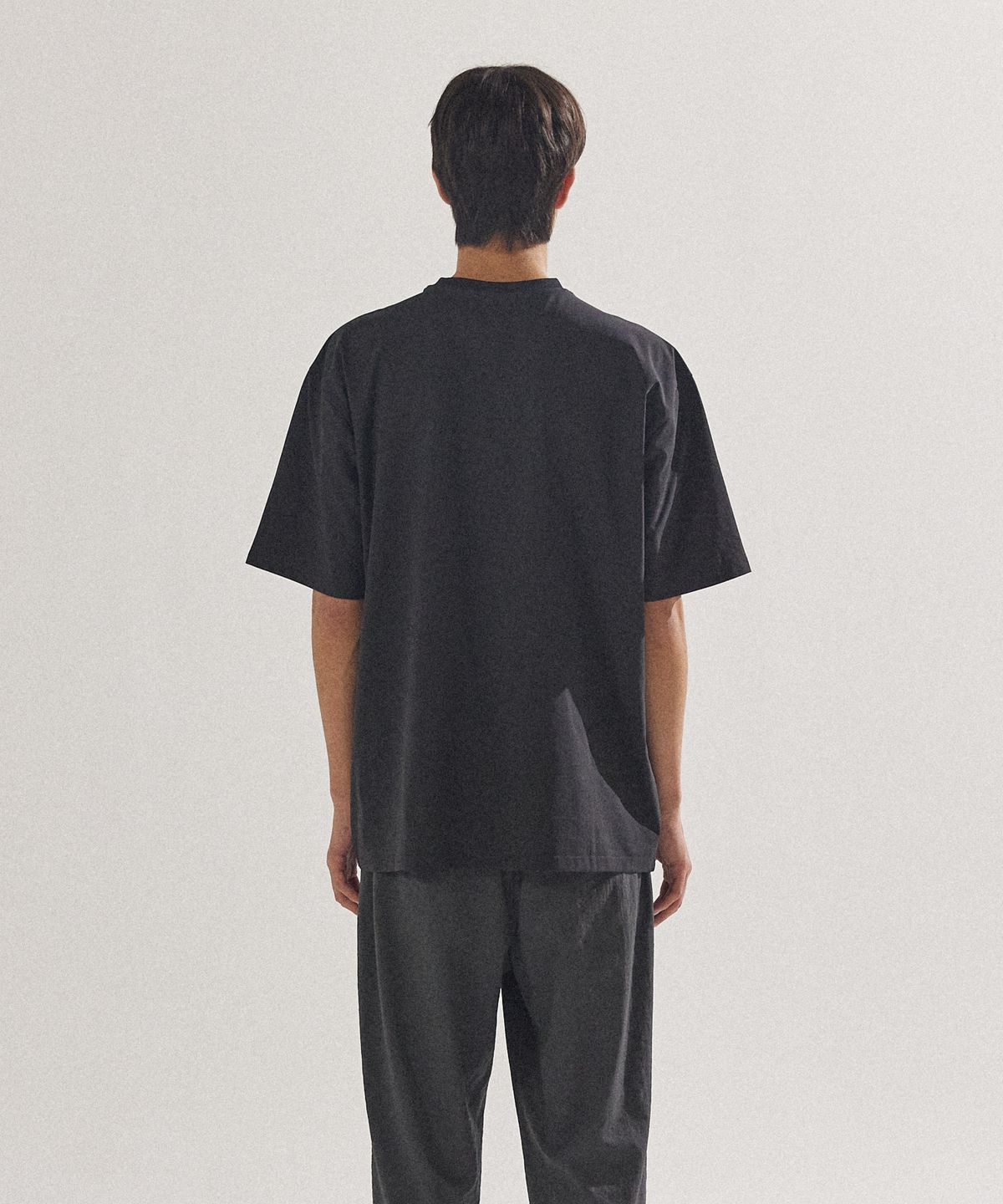 팔랩(PALAP) 남여공용 3D로고 쿨맥스 오버핏 반팔 티셔츠_PL24S5TS006_BK