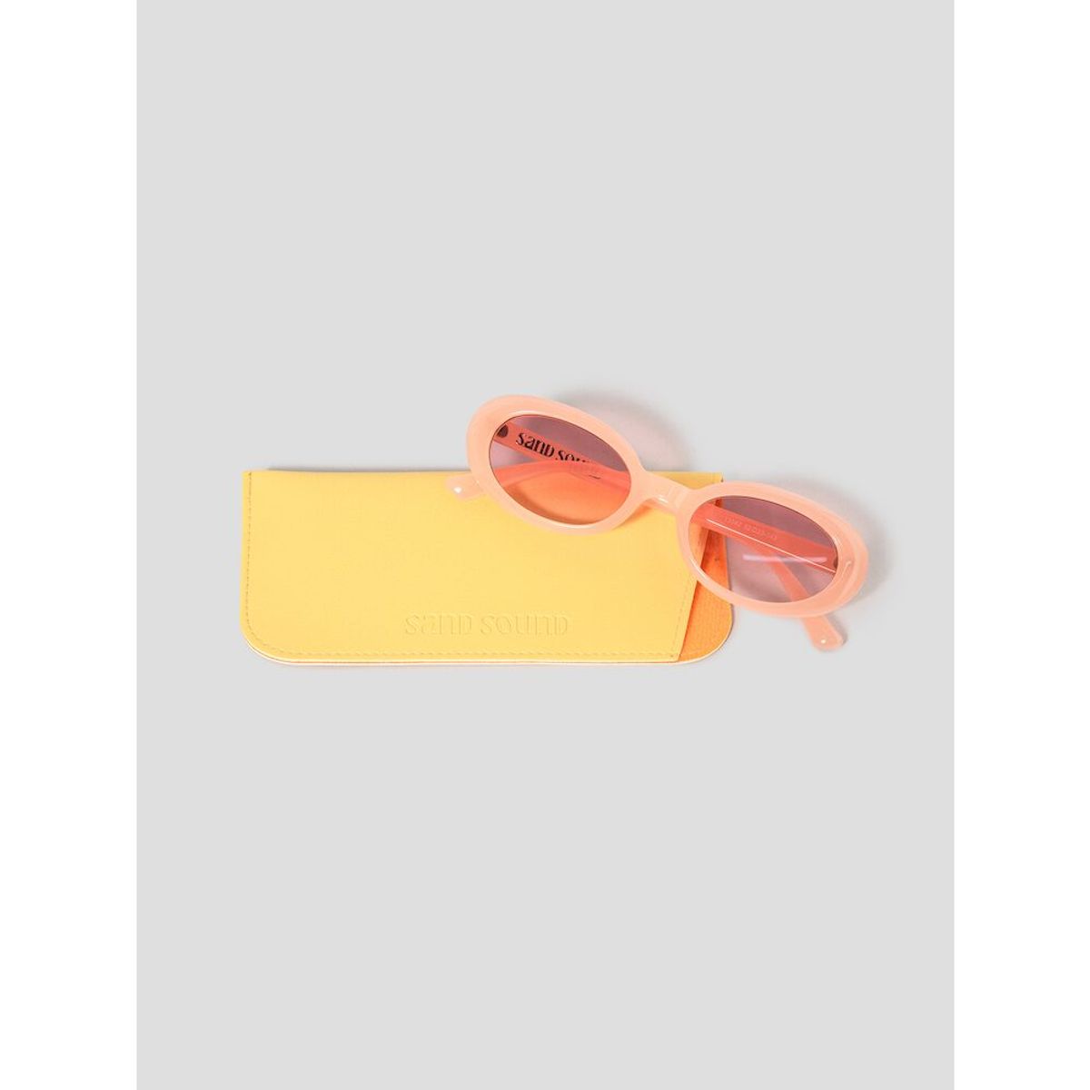 샌드 사운드(SAND SOUND) Oval Frame Sunglasses  Light Pink