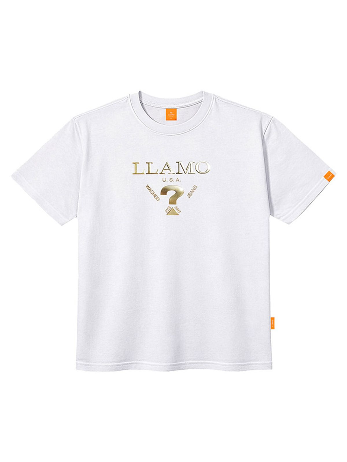 엘라모(LLAMO) 골드2019 반팔티셔츠 남녀공용 빅사이즈 S~4XL