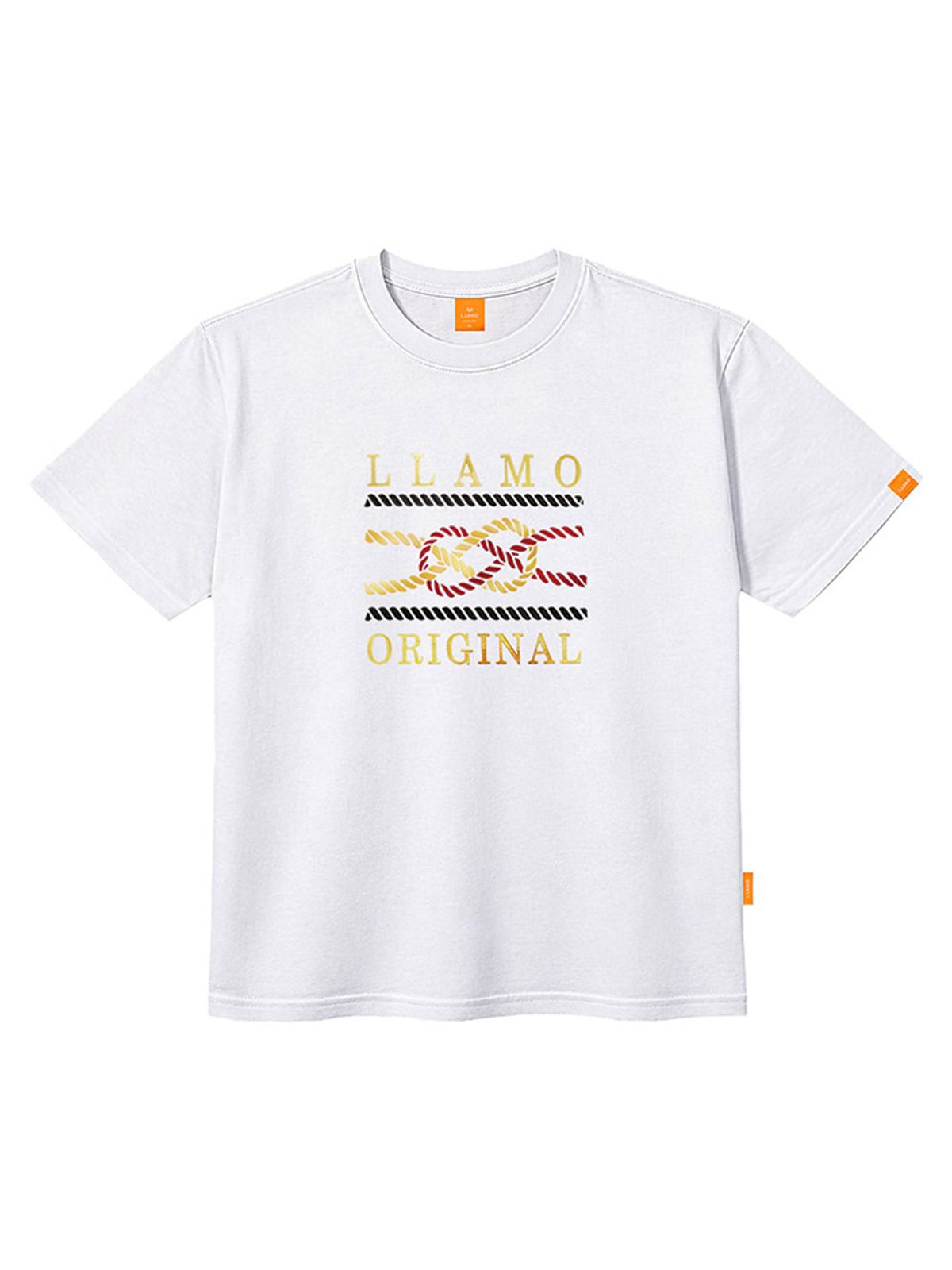 엘라모(LLAMO) 로프 반팔티셔츠 남녀공용 빅사이즈 S~4XL